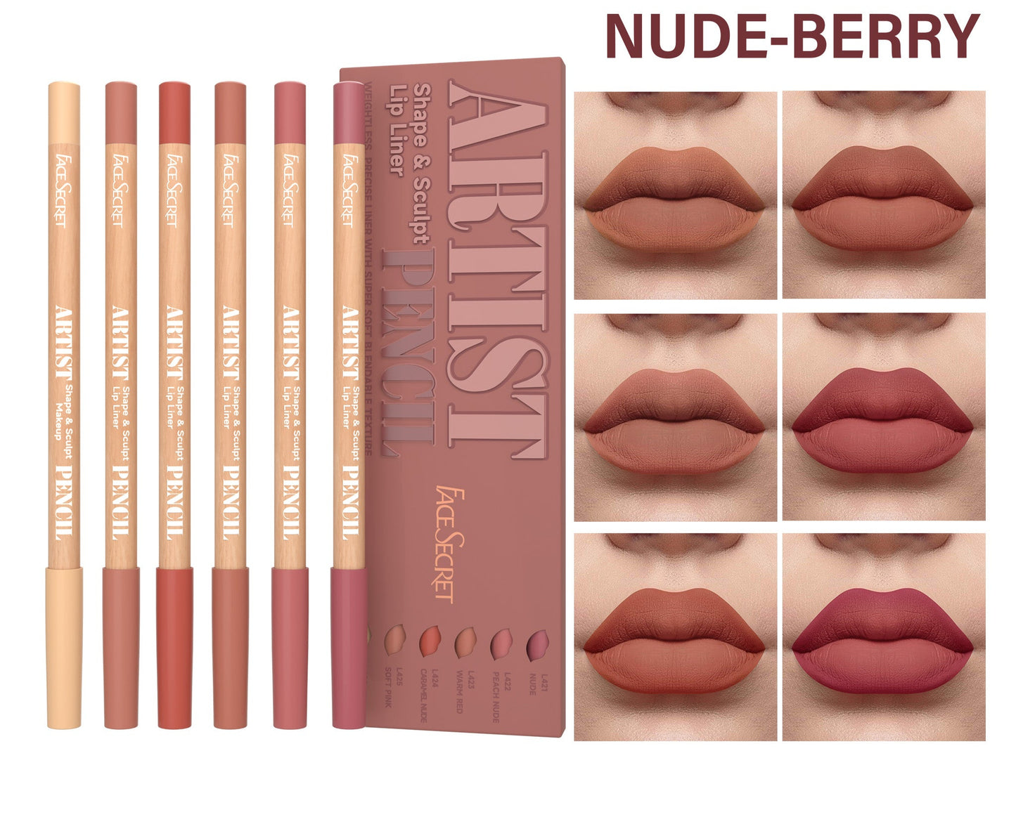 Lip Liner Set β Precise, Matte & Effortlessly Blendable!