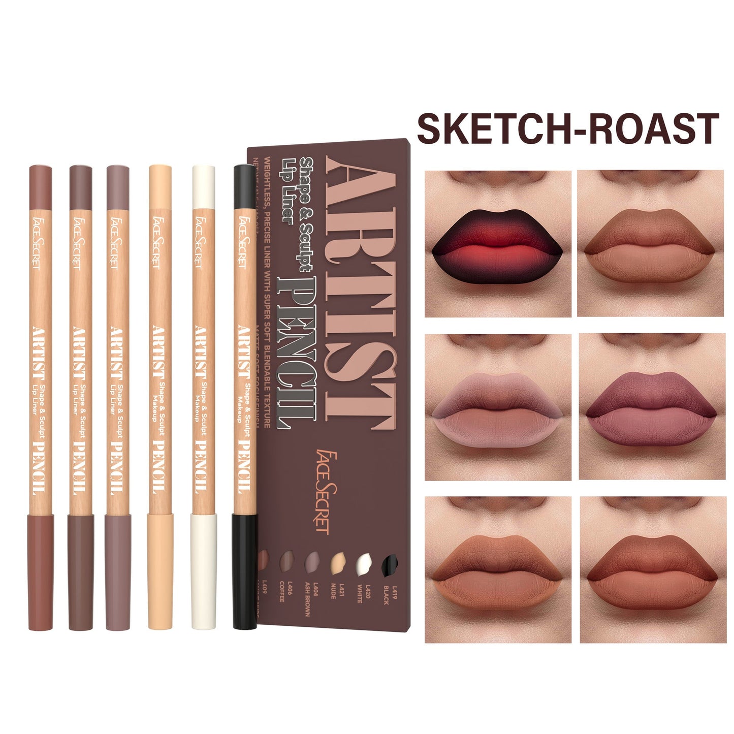 Lip Liner Set β Precise, Matte & Effortlessly Blendable!