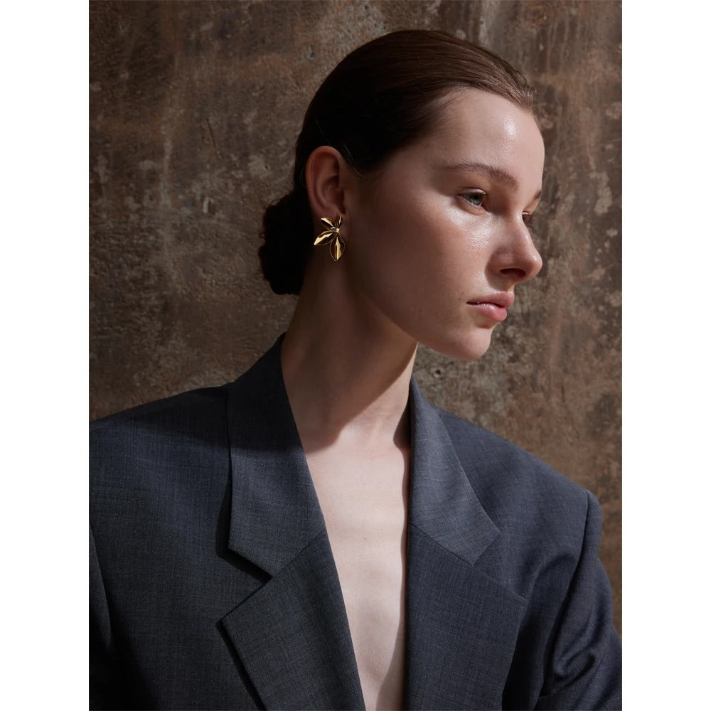 Classic Leaf Studs