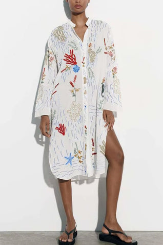 Blusa Bordada Isla