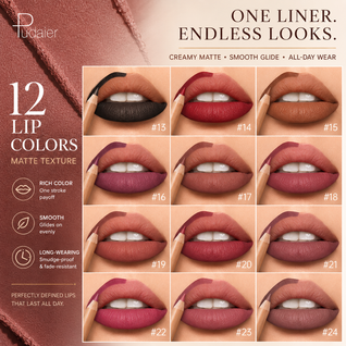 12-Shade Precision Lip Liner Set