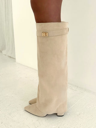 TESSA SUEDE KNEE HIGH BOOTS