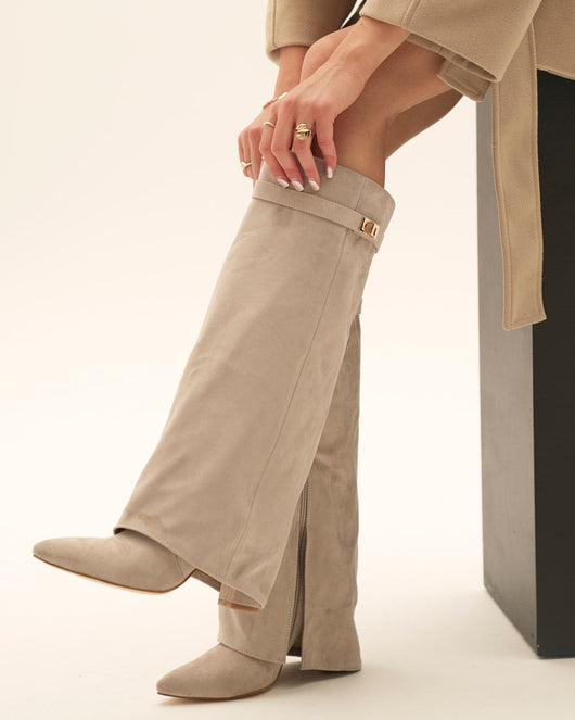 TESSA SUEDE KNEE HIGH BOOTS