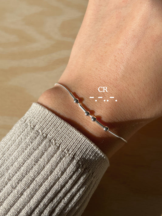 Affirmation Morse Bracelet – Personalized Hidden Message Jewelry