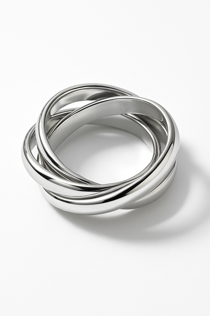 Silver Orbit Ring