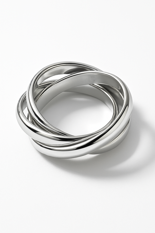 Silver Orbit Ring