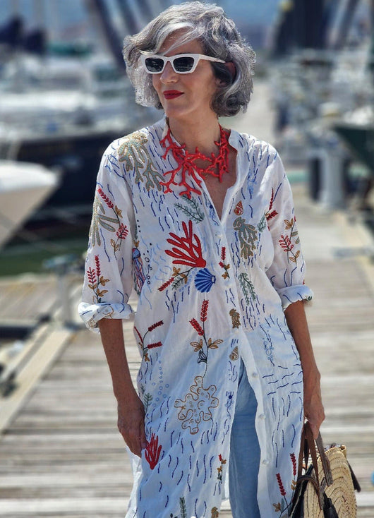 Isla Embroidered Blouse