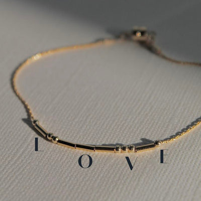 Affirmation Morse Bracelet