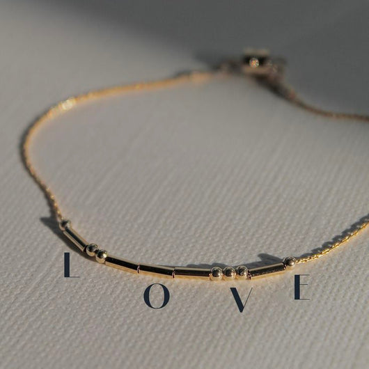 Affirmation Morse Bracelet