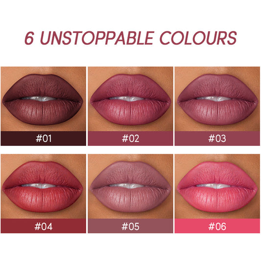 USHAS 12 Color Lip Liner + Lipstick Set
