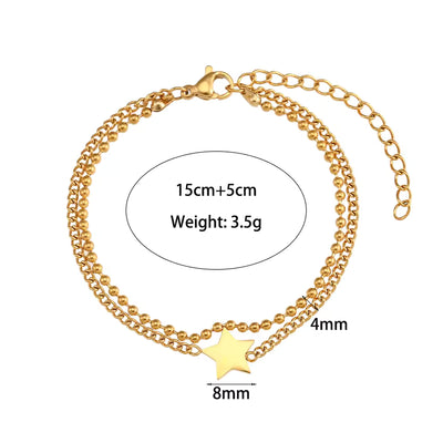 Hailey Gold Chain Bracelet