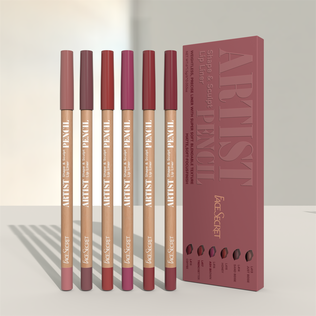 Lip Liner Set – Precise, Matte & Effortlessly Blendable!