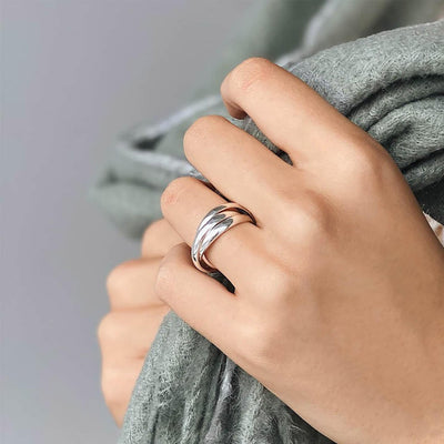 Silver Orbit Ring