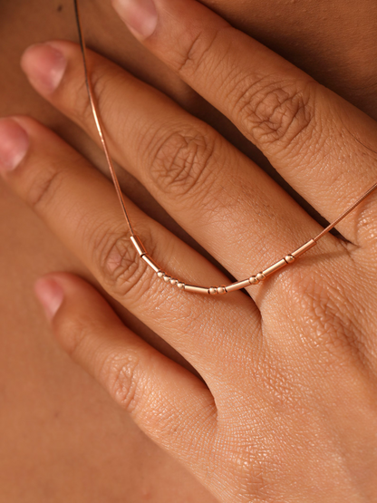 The Secret Message Necklace – Personalized Morse Code Jewelry
