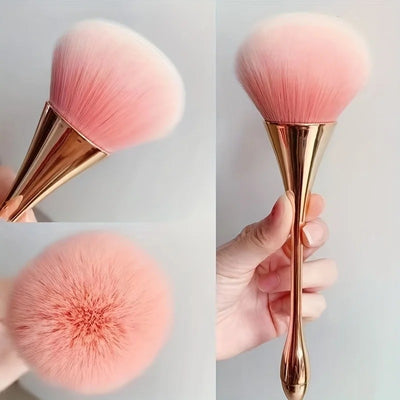 Brocha para polvos oro rosa