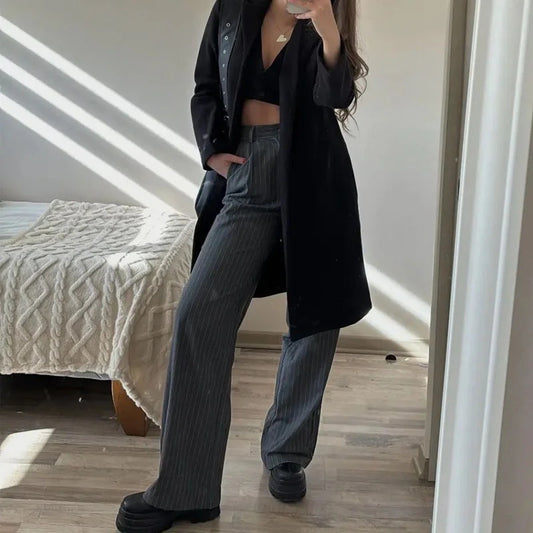 Victoria Wide-Leg Trousers