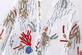 Blusa Bordada Isla