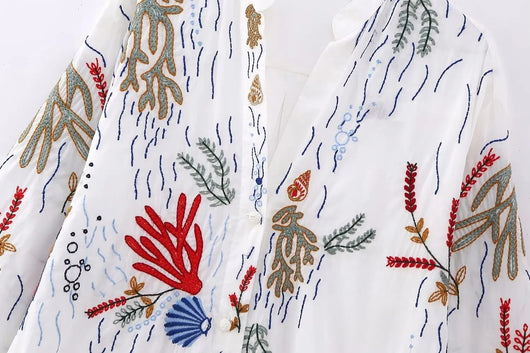 Isla Embroidered Blouse