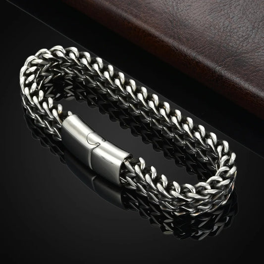 SteelWave™ Magnetic Wellness Bracelet