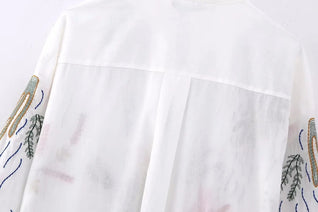 Blusa Bordada Isla