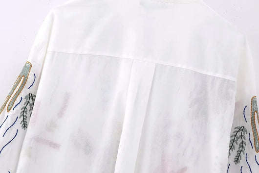 Isla Embroidered Blouse