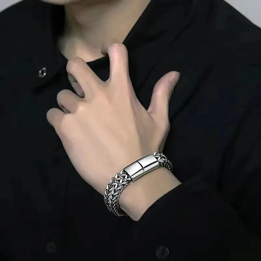 SteelWave™ Magnetic Wellness Bracelet
