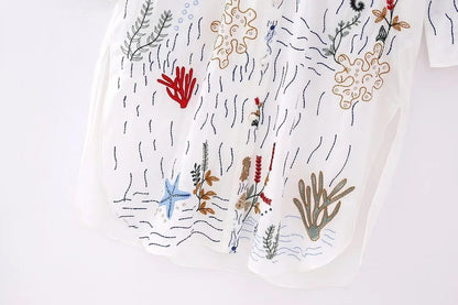 Isla Embroidered Blouse