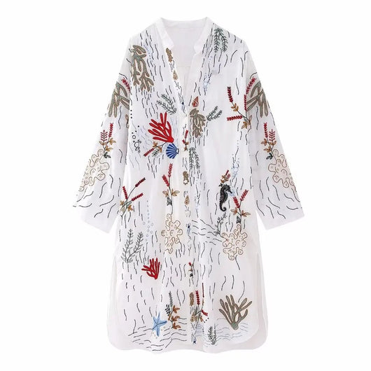 Isla Embroidered Blouse