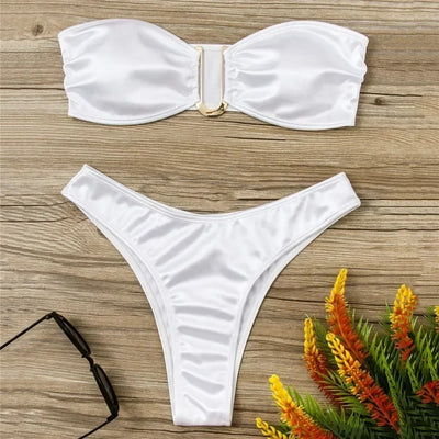 Aurelia Gold Bikini Set