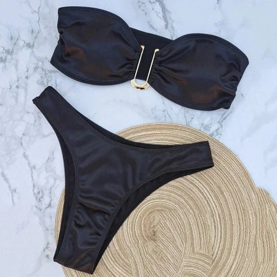 Aurelia Gold Bikini Set