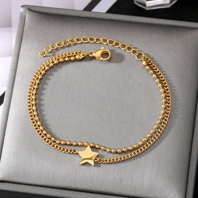 Hailey Gold Chain Bracelet