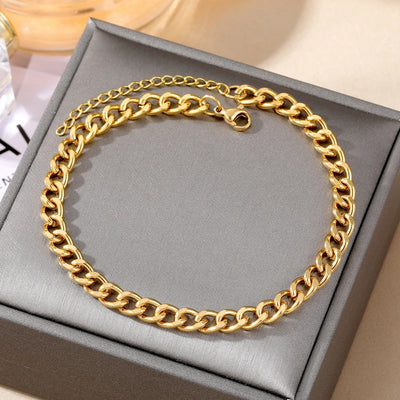 Hailey Gold Chain Bracelet