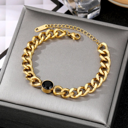 Hailey Gold Chain Bracelet