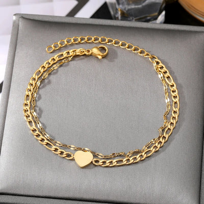 Hailey Gold Chain Bracelet
