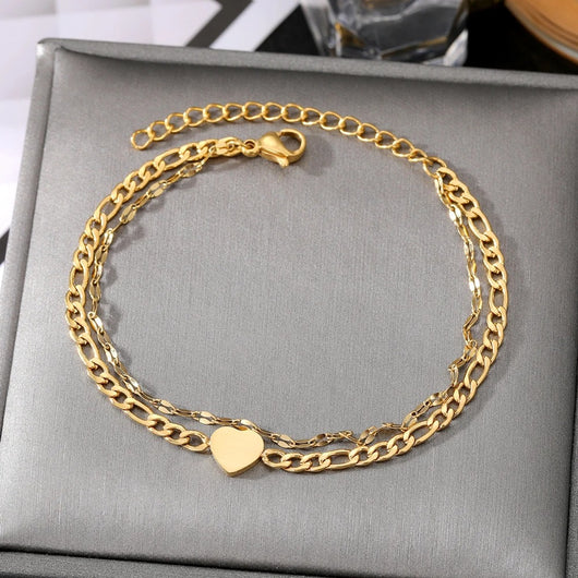 Hailey Gold Chain Bracelet